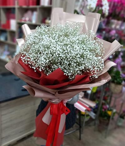 Букет цветов из: Гипсофила в ВНИИССе