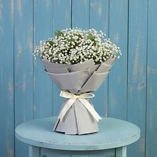 Букет цветов из:  Гипсофила в ВНИИССе