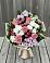 Букет цветов из: Альстромерии, Гвоздики, Розы и Хризантемы в ВНИИССе