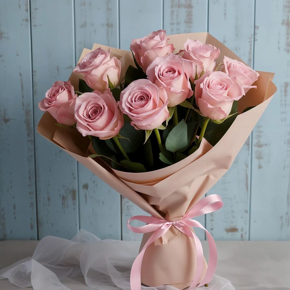 Букет цветов из: Розы в ВНИИССе