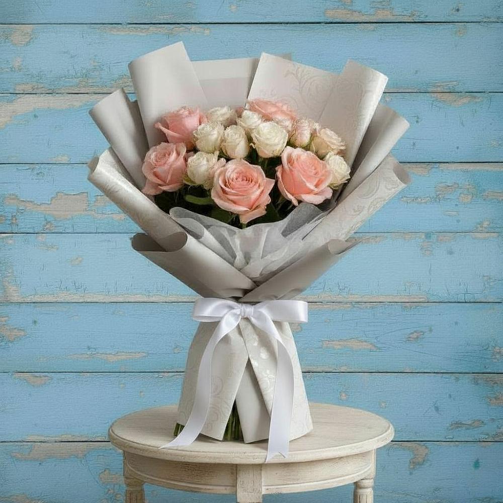 Букет цветов из: Розы в ВНИИССе