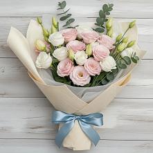 Букет цветов из:  Лизиантусы #REPLACE_PRED# ВНИИССе