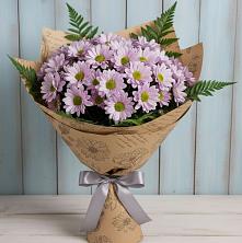 Букет цветов из:  Хризантемы в ВНИИССе