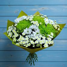 Букет цветов из:  Хризантемы в ВНИИССе