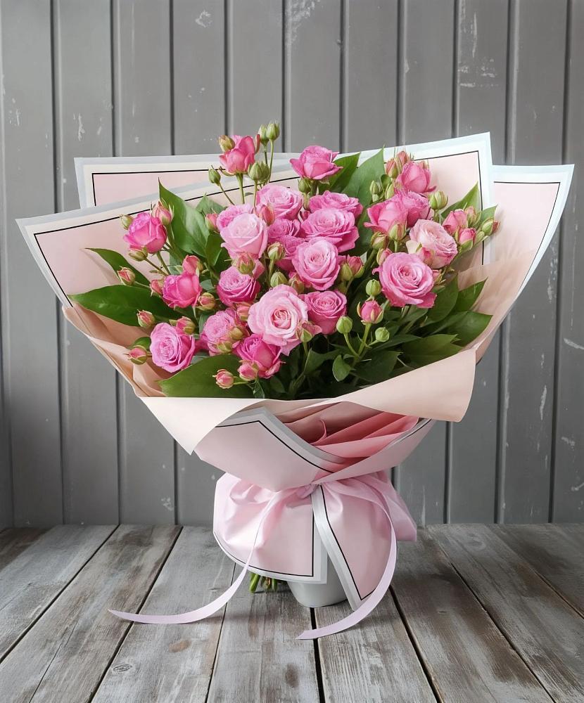 Букет Розовый кустик в ВНИИССе