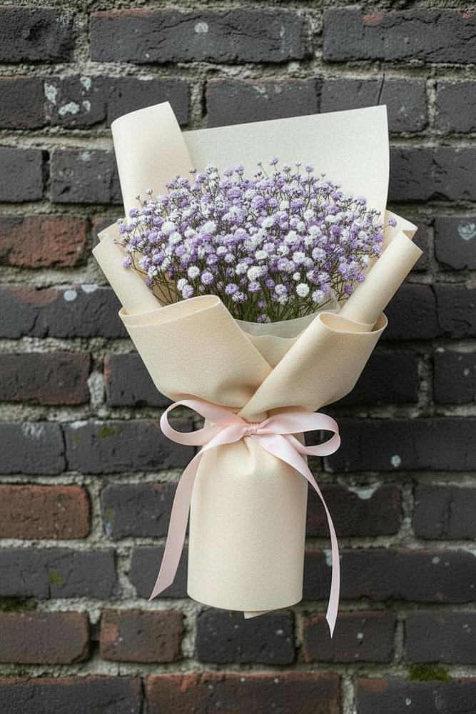 Букет цветов из: Гипсофила в ВНИИССе