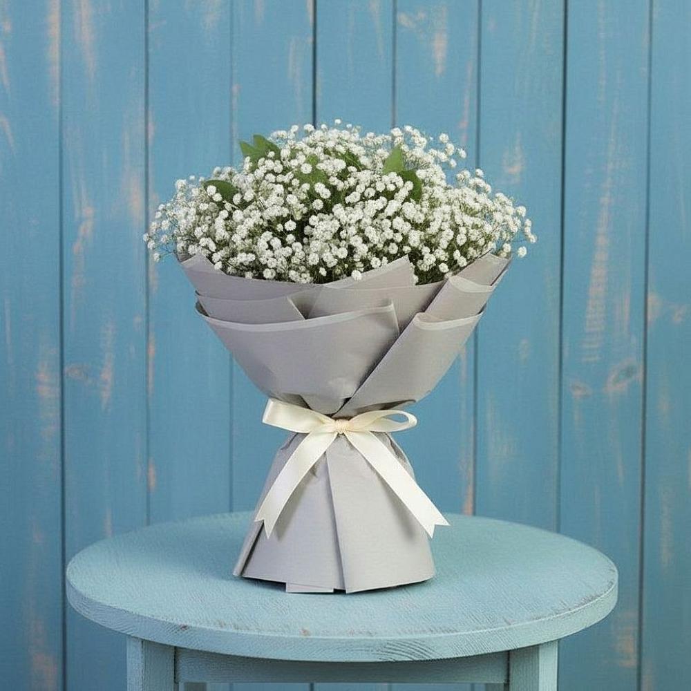 Букет цветов из: Гипсофила в ВНИИССе