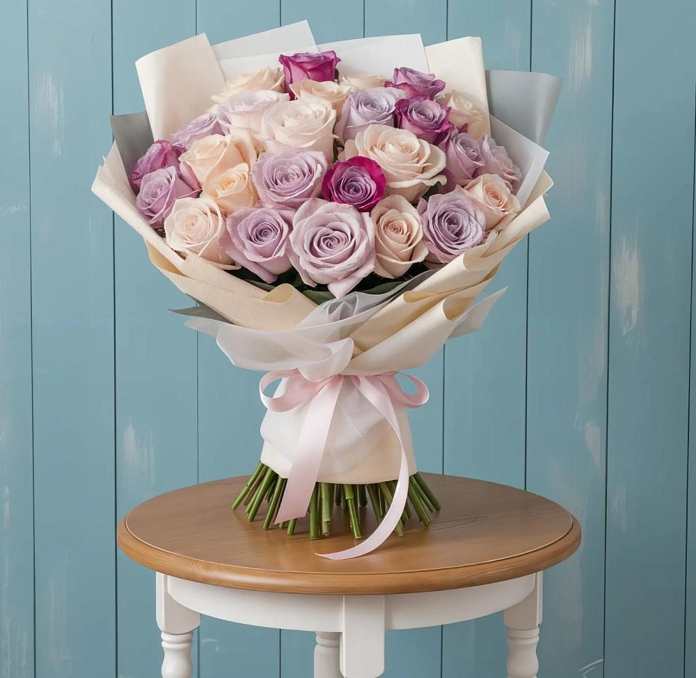 Букет цветов из: Розы в ВНИИССе