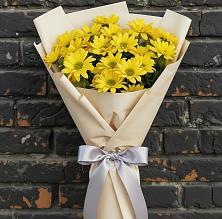 Букет цветов из:  Хризантемы в ВНИИССе