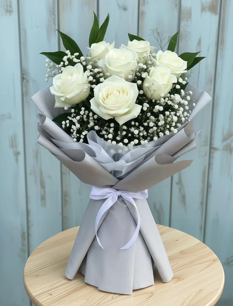 Букет цветов из: Розы в ВНИИССе