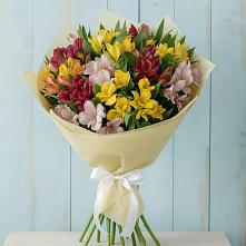 Букет цветов из:  Альстромерии в ВНИИССе