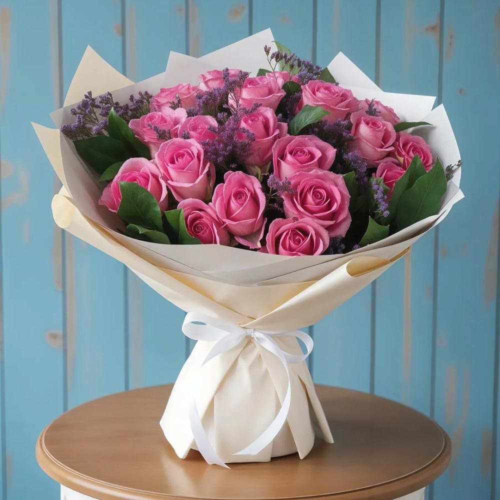 Букет цветов из: Розы в ВНИИССе